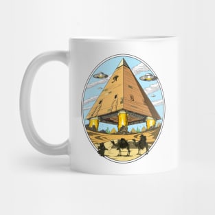 Alien Egyptian Pyramid Mug